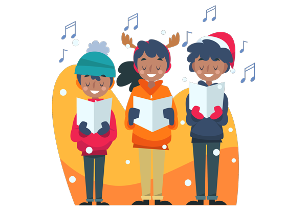Carol Singing with Ringwood & Burley Band on Monday 15th December at 6:30pm